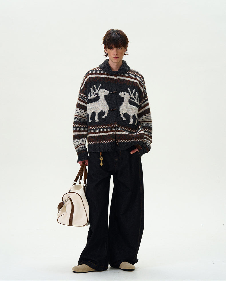 MADWITCH FAIR ISLE KNITTED SWEATER #72317