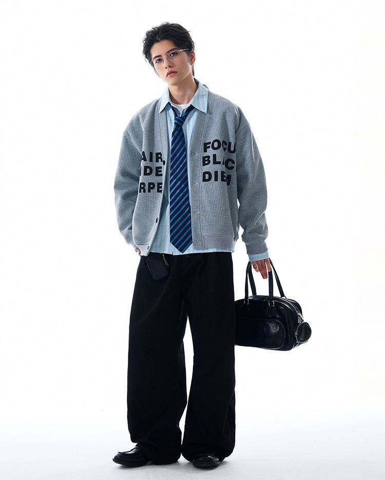 MADWITCH KNITTED CARDIGAN SWEATER OUTERWEAR #L500