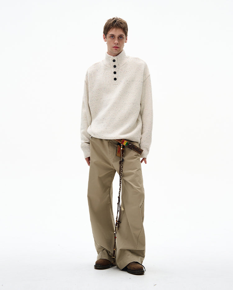 MADWITCH UNISEX TURTLENECK KNIT SWEATER #AB1093