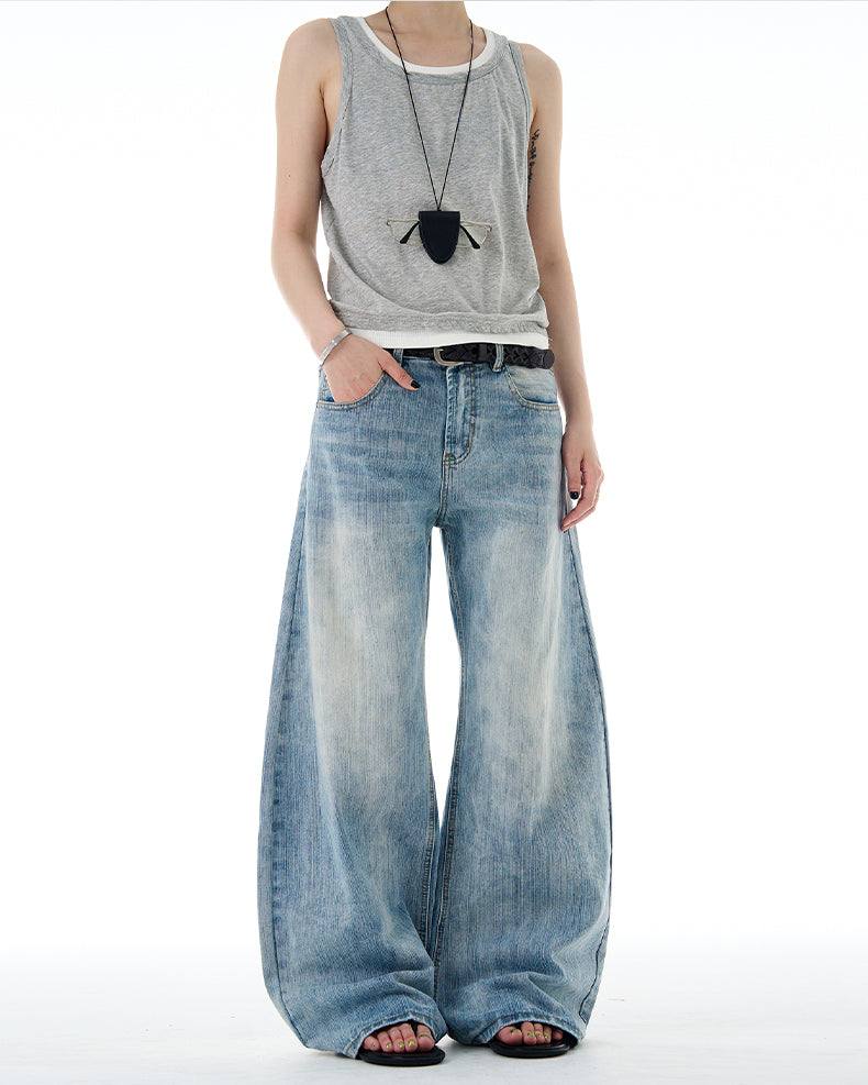 MADWITCH CLASSIC WIDE LEG DENIM #G6669-1