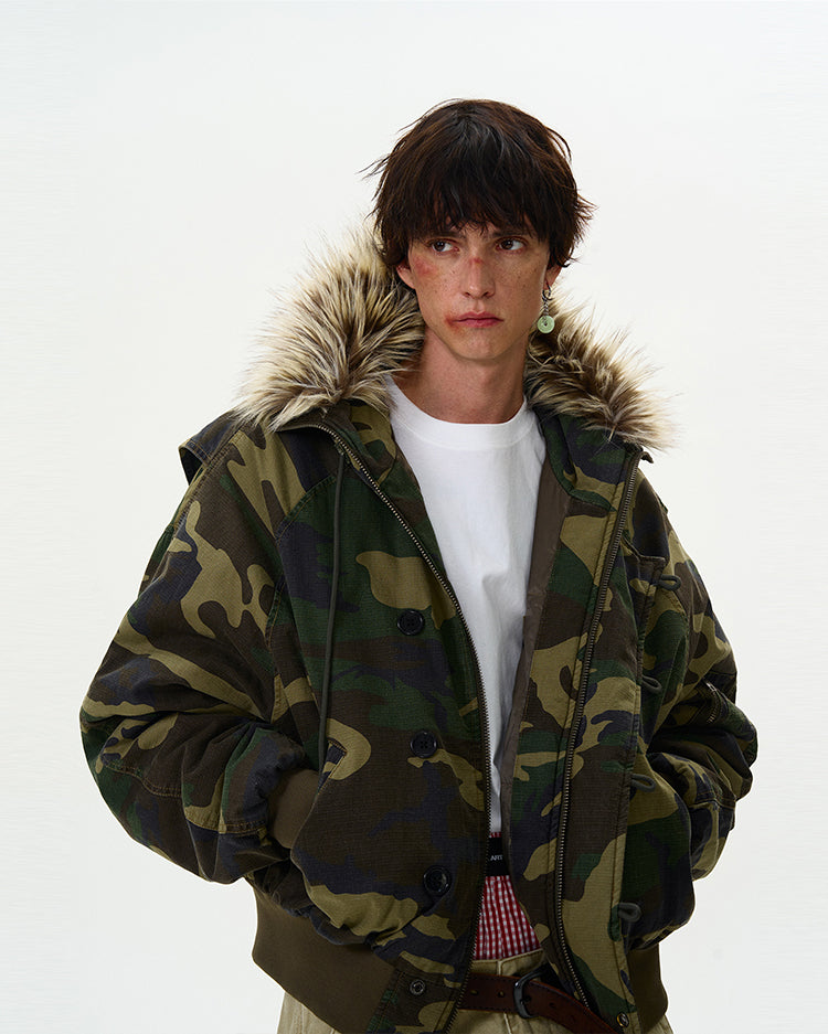 MADWITCH VINTAGE CAMO JACKET #WL4447