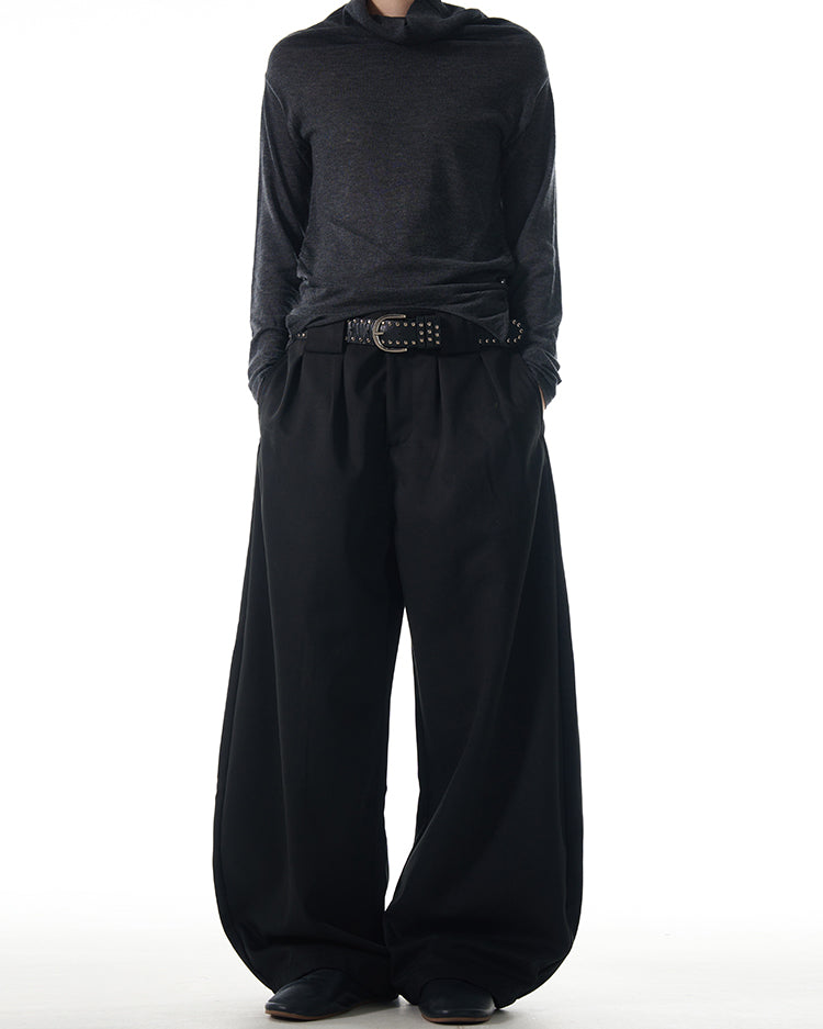 MADWITCH MINIMALIST LOOSE-FIT TROUSERS #CK6611