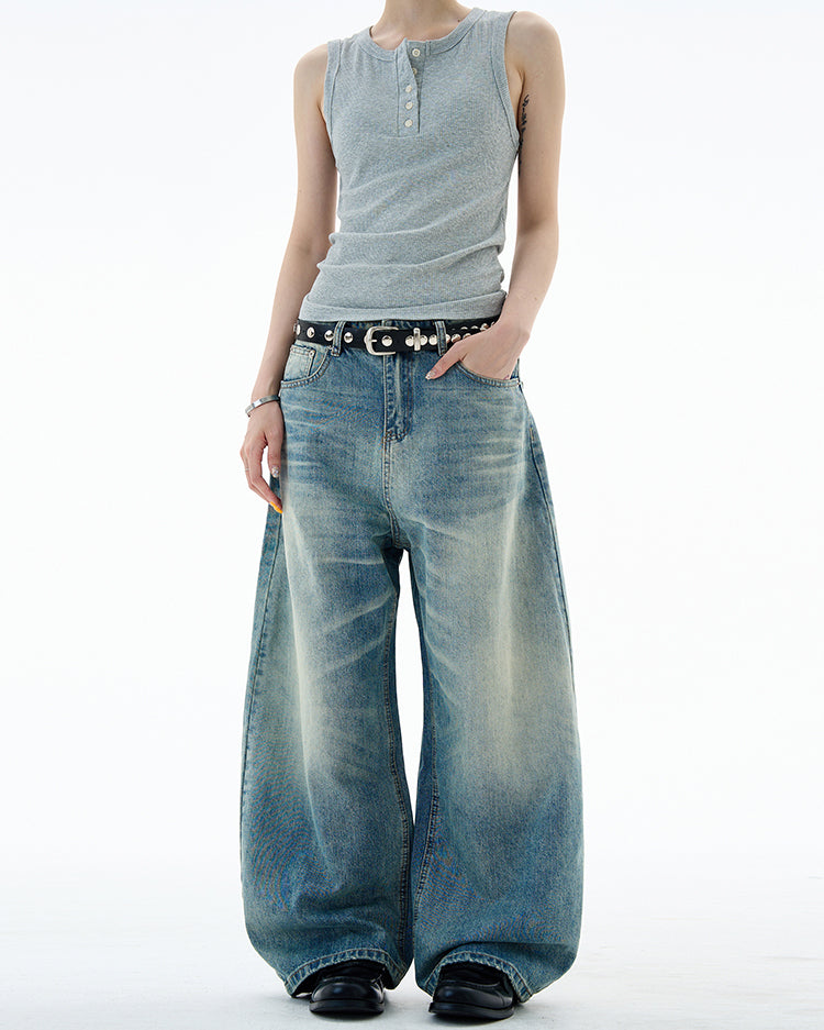 MADWITCH CLASSIC BAGGY FIT JEANS #G6870