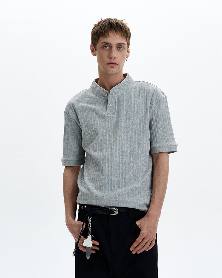 MADWITCH HENLEY NECK SHORT SLEEVE #G1343