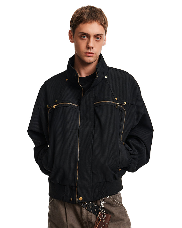 MADWITCH ZIP STRIPE JACKET #251502
