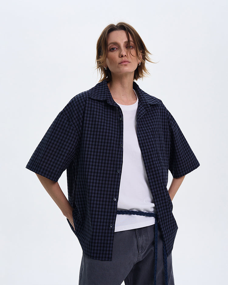 MADWITCH CHECKERED SHIRT JACKET #L817