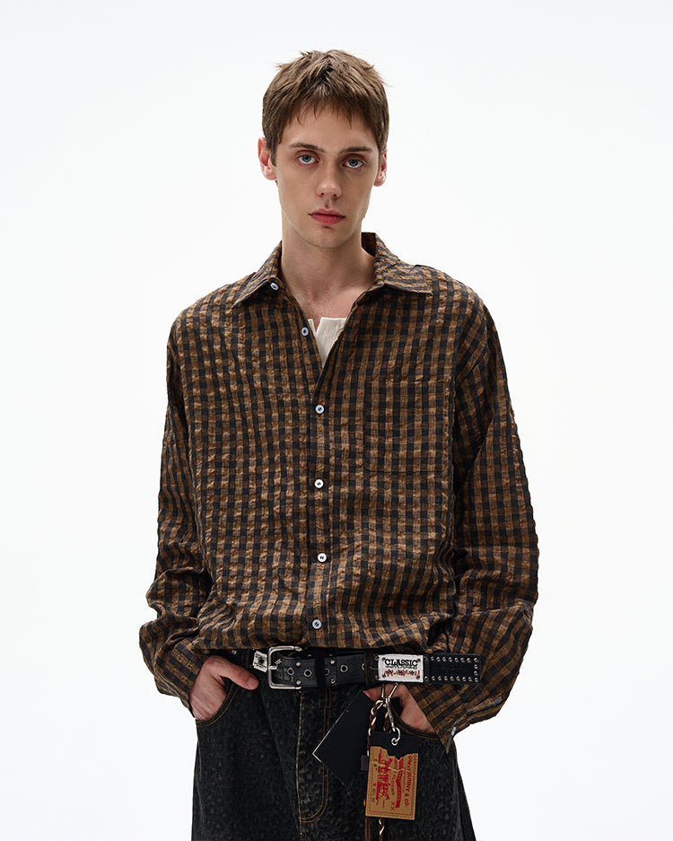 MADWITCH UNISEX BUBBLE GAUZE SHIRT #CR6237