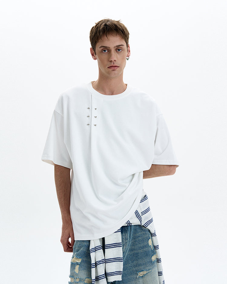 MADWITCH LOOSE FIT CASUAL T-SHIRT #880218