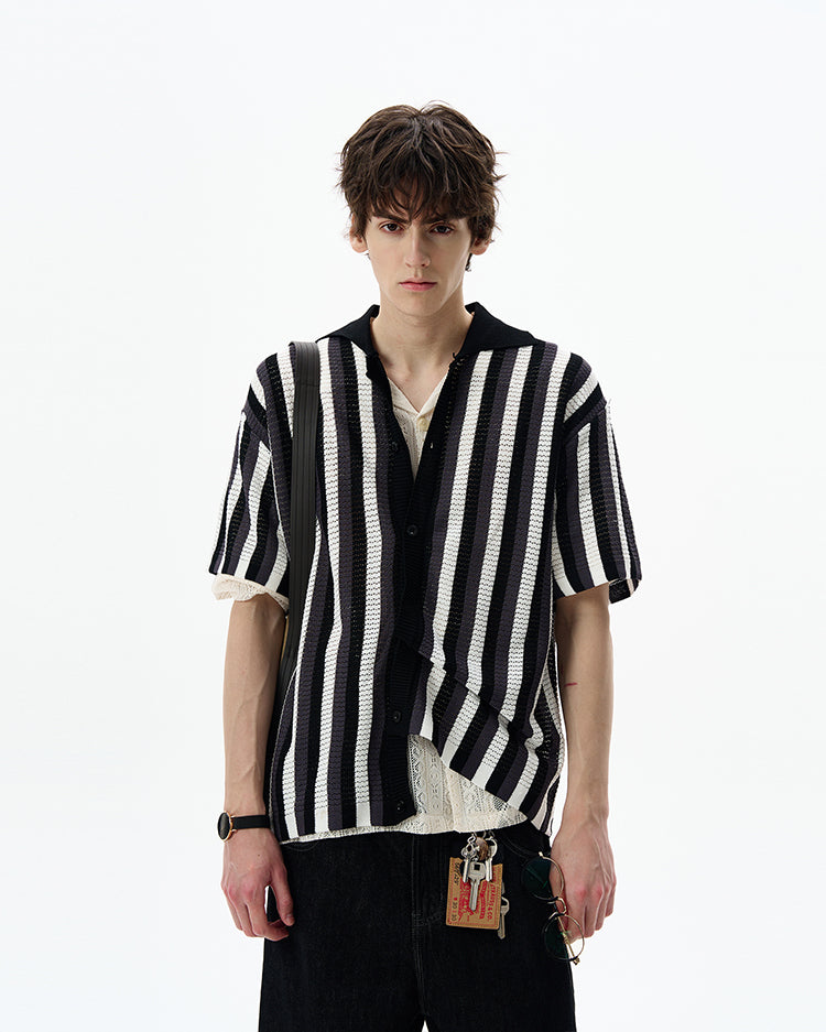MADWITCH CROCHET KNIT TSHIRT #MFY222