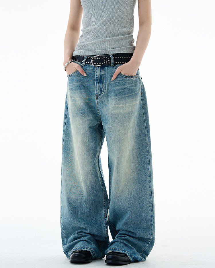 MADWITCH HIGH-STREET WIDE LEG JEANS #CK9677