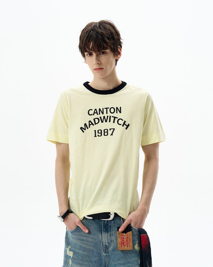 MADWITCH CREW NECK DROP SHOULDER TEE #MD4198