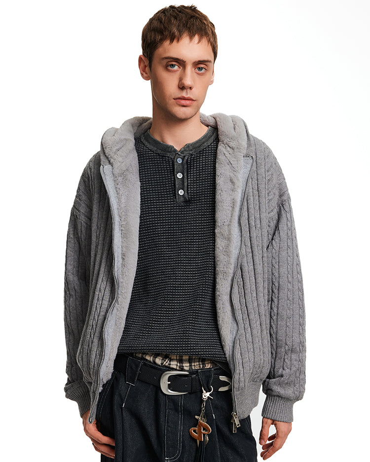 MADWITCH TWIST SHEAR COAT #MF3395