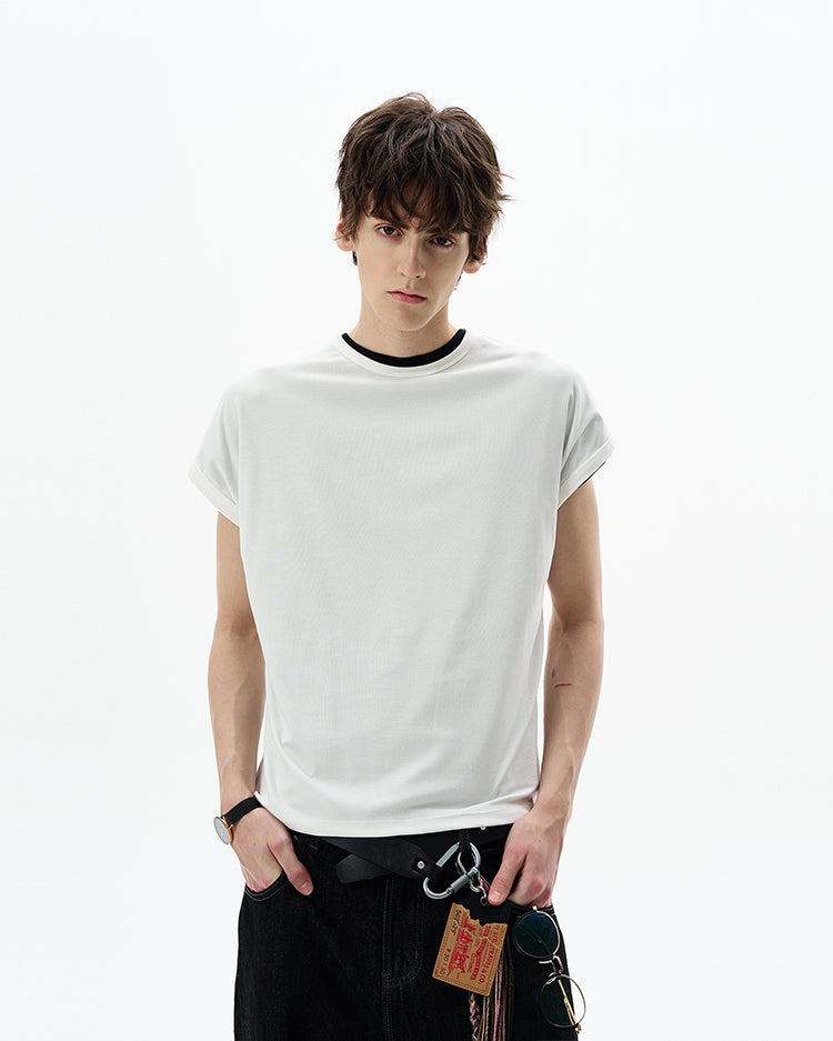 MADWITCH WING-SLEEVE STRUCTURED TEE #27342