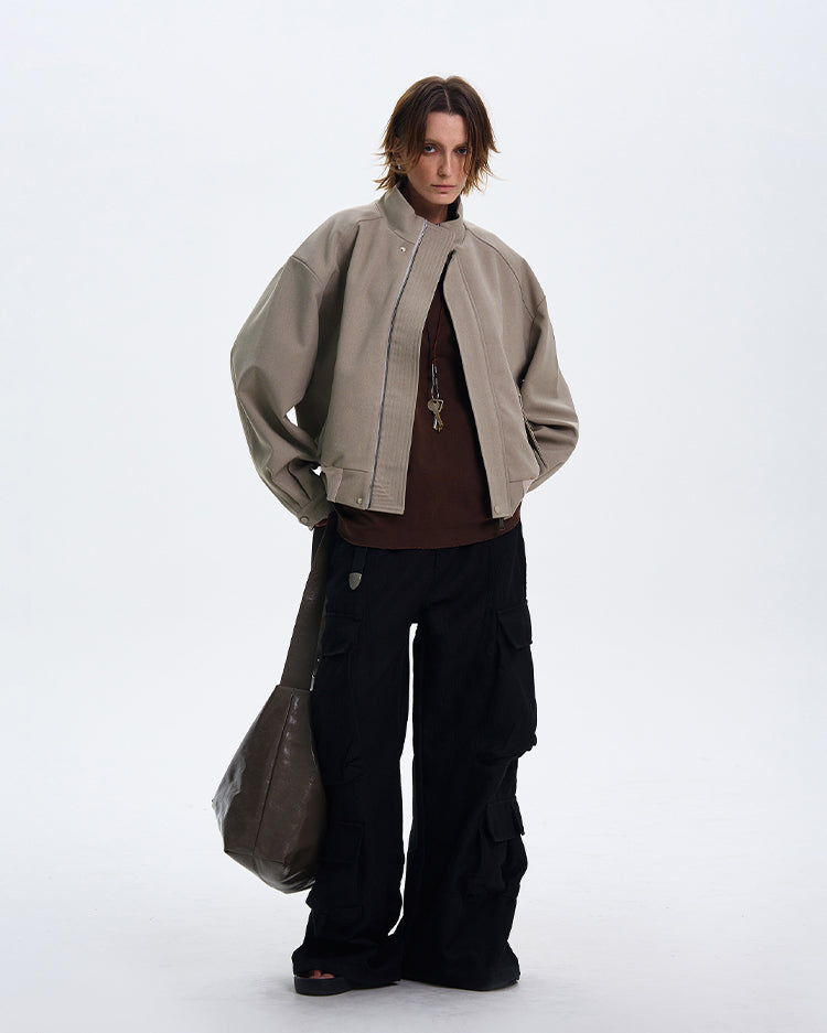 MADWITCH LOOSE STAND COLLAR JACKET #246006