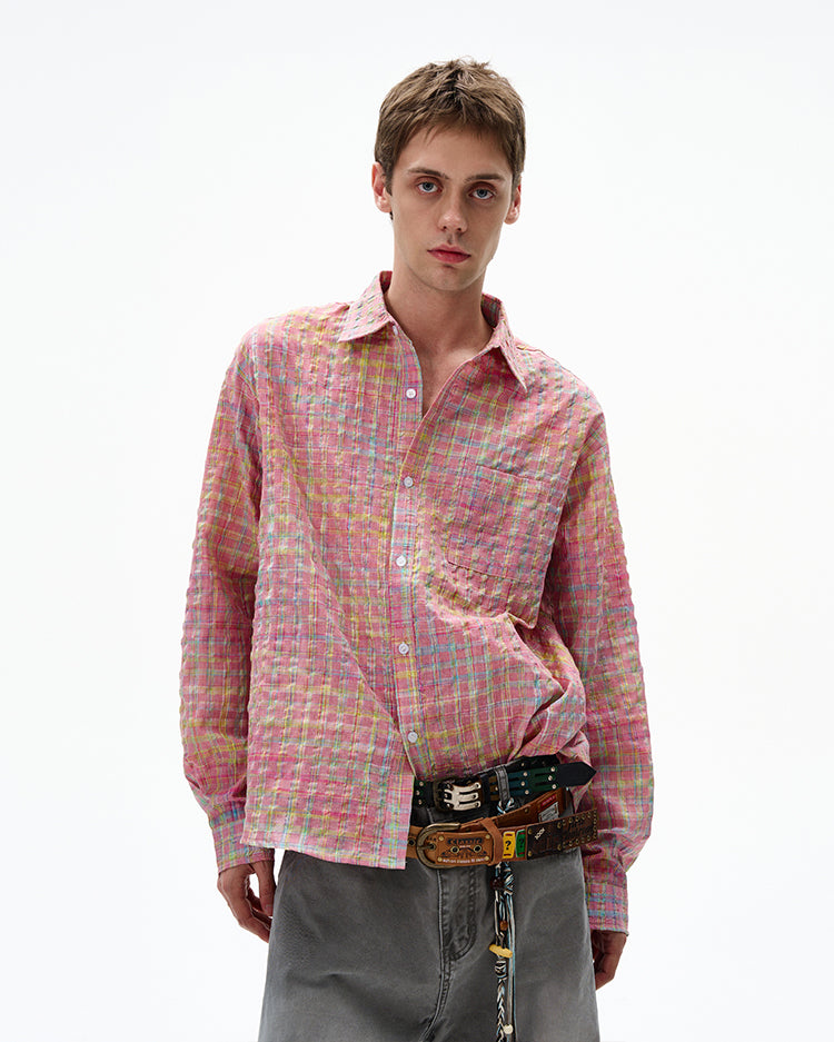 MADWITCH UNISEX BUBBLE COTTON LONG SLEEVE SHIRT #CR6218