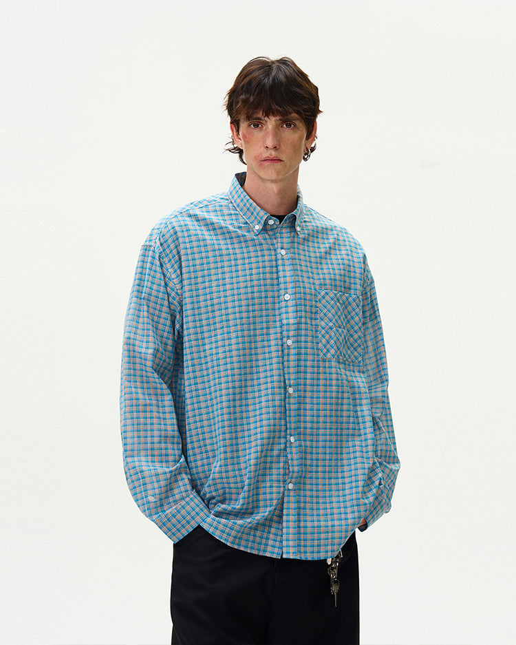 MADWITCH VINTAGE PLAID SHIRT #NR4269