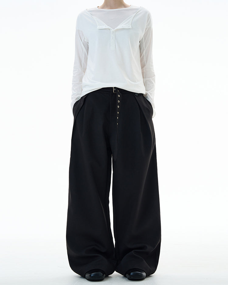 MADWITCH UNISEX WIDE LEG CASUAL DRESS PANTS #N1665