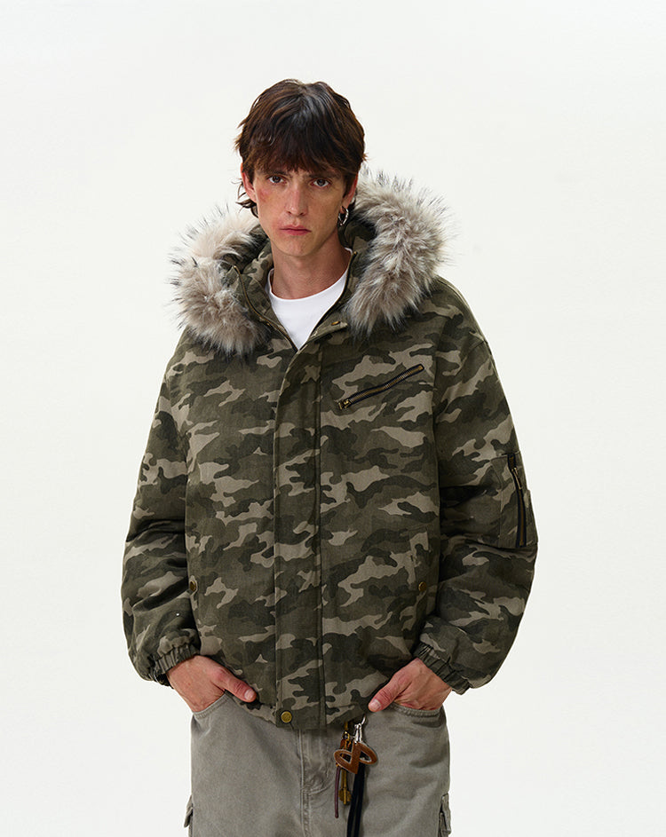 MADWITCH CAMO WORKWEAR COTTON JACKET #MY116