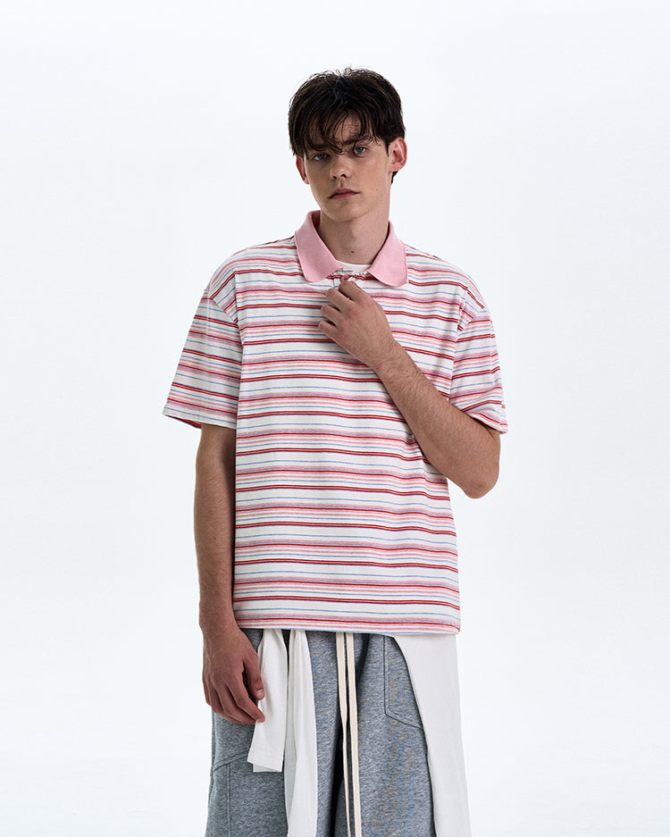 MADWITCH COLORBLOCK POLO SHIRT #C036