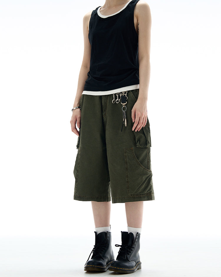MADWITCH STREET STYLE CASUAL SHORTS #DK113