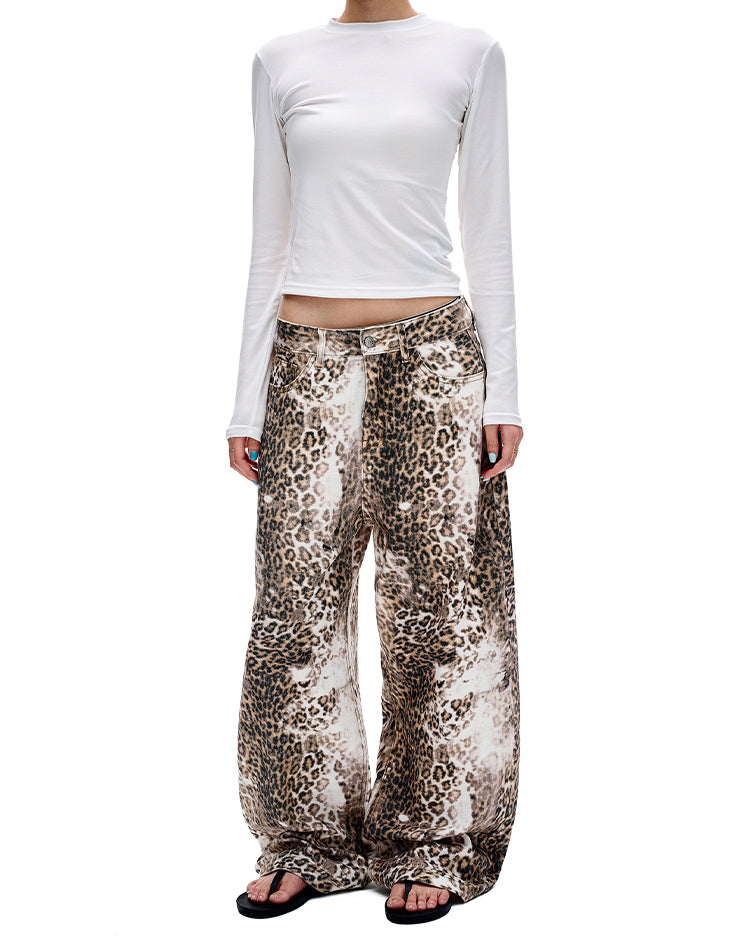 MADWITCH ARTISAN ANIMAL PRINT DENIM #DR6996