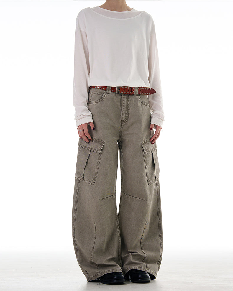 MADWITCH BAGGY VINTAGE CARGO PANTS #A605