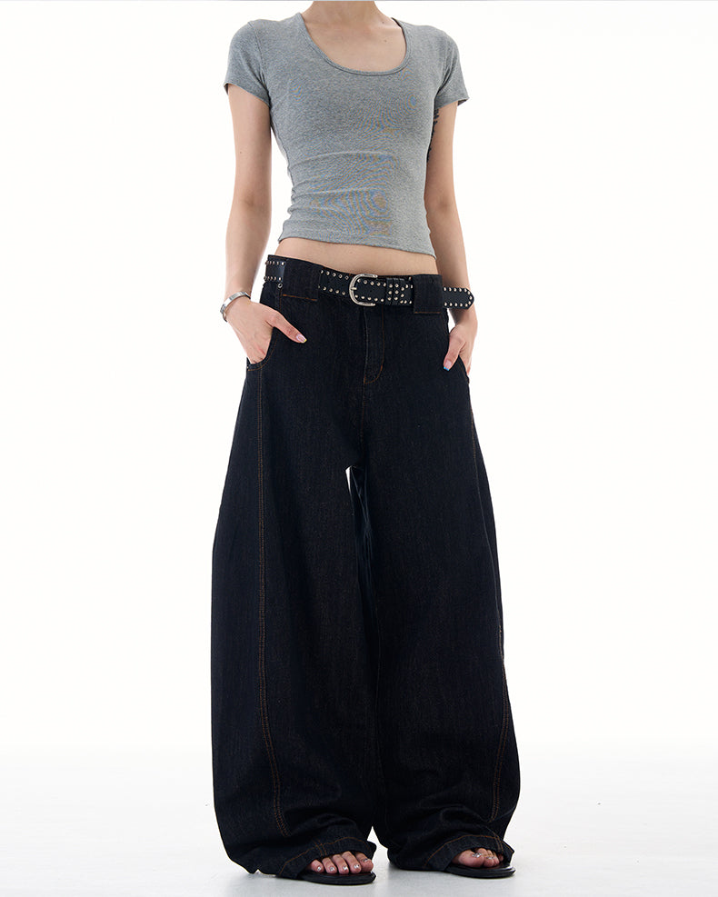 MADWITCH RELAXED FIT CLEAN DENIM PANTS #G6480