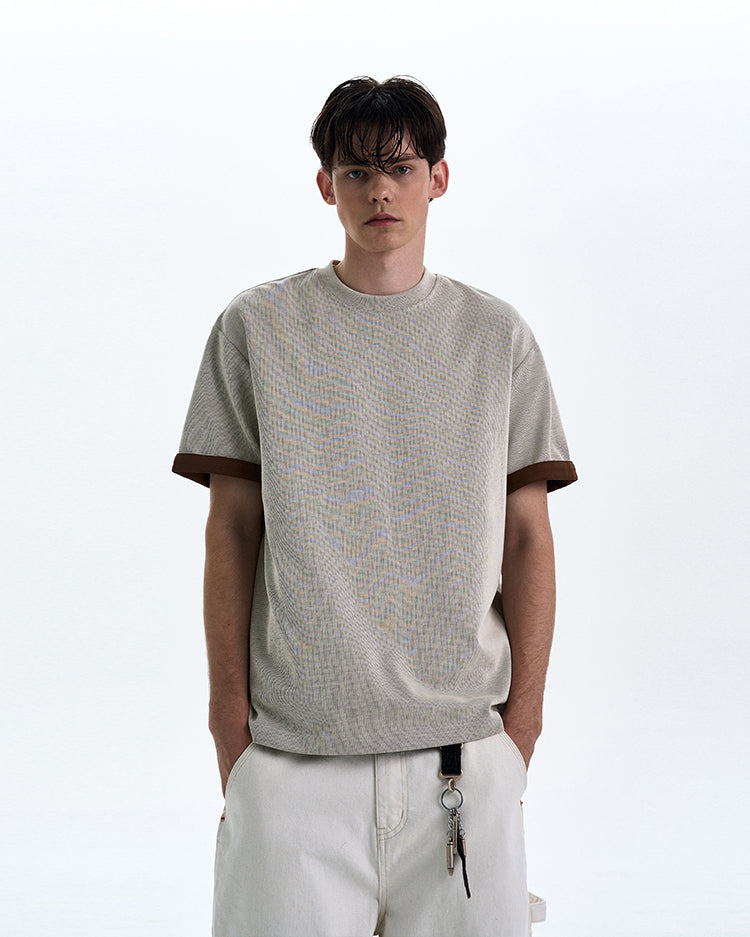MADWITCH COLOR BLOCK SHORT TEE #C1980C25