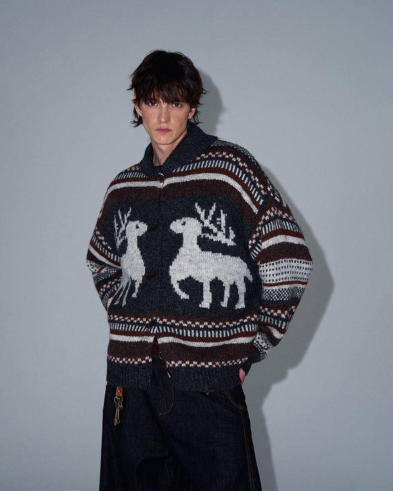 MADWITCH FAIR ISLE KNITTED SWEATER #72317