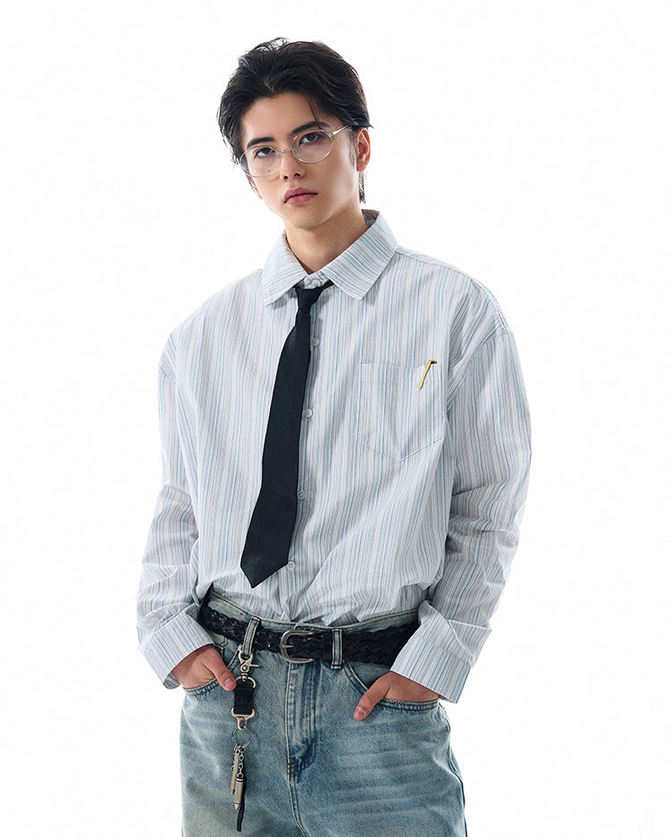 MADWITCH PREMIUM STRIPED SHIRT #L588