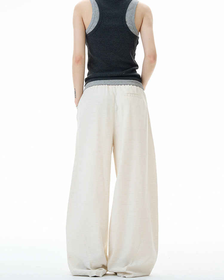 MADWITCH MINIMALIST WIDE LEG PANTS #DS2512