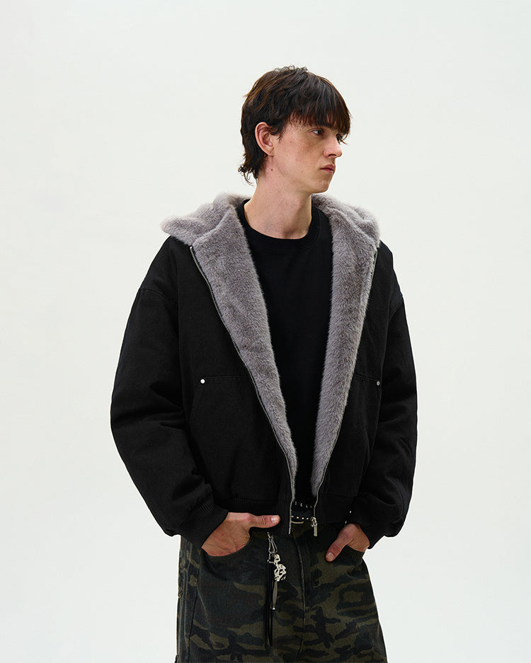 MADWITCH FLEECE-LINED WARM PADDED TOP #SD06