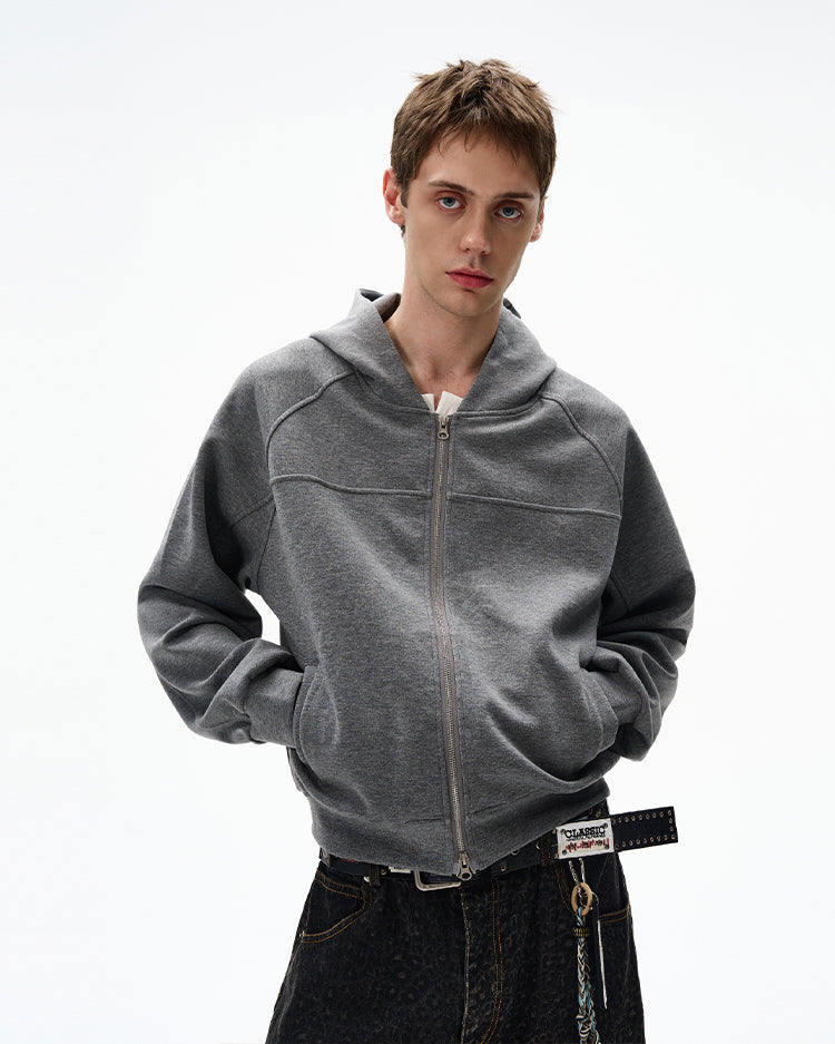 MADWITCH UNISEX HOODED CARDIGAN COAT #RH44
