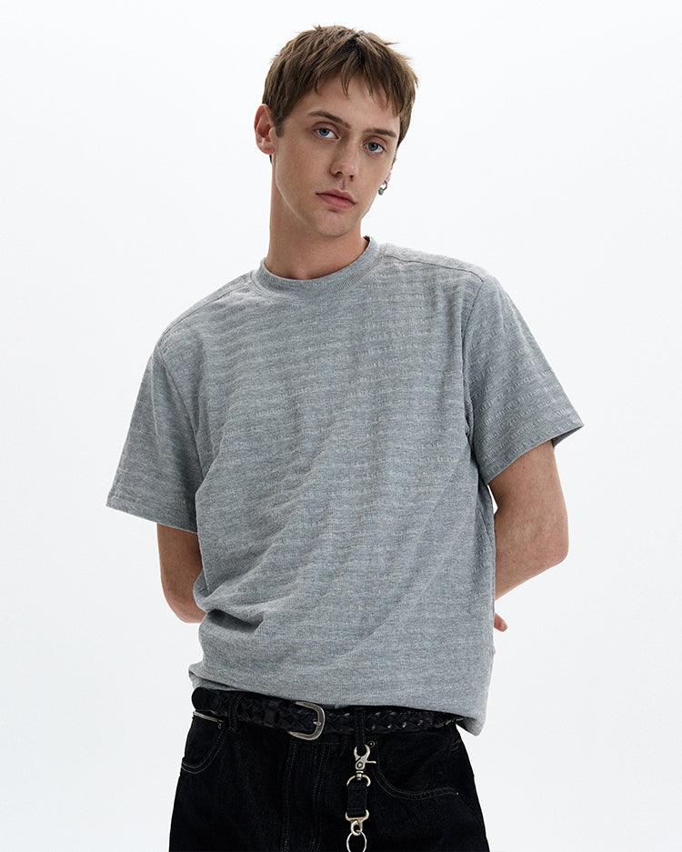 MADWITCH KNIT SHORT SLEEVE TEE #25050