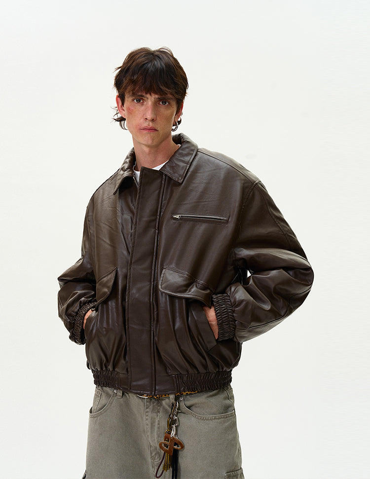 MADWITCH RETRO LEATHER JACKET #RW125