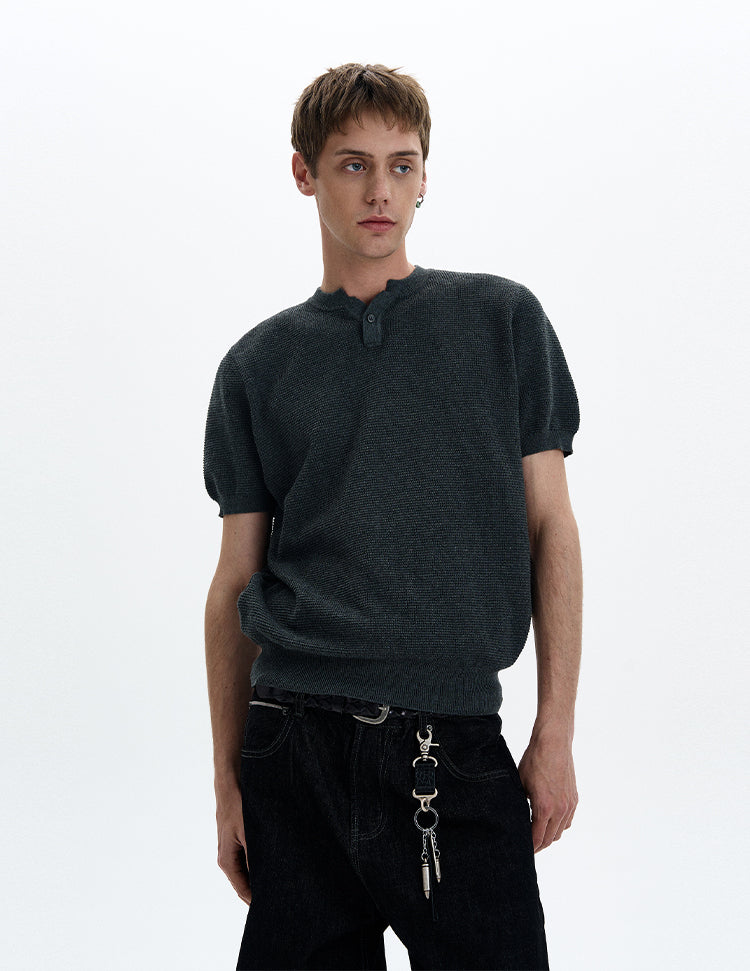 MADWITCH VINTAGE KNIT SHORT SLEEVE #250008