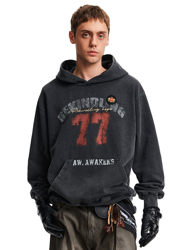 MADWITCH VINTAGE LOGO HOODIE #25119