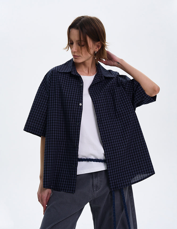 MADWITCH CHECKERED SHIRT JACKET #L817