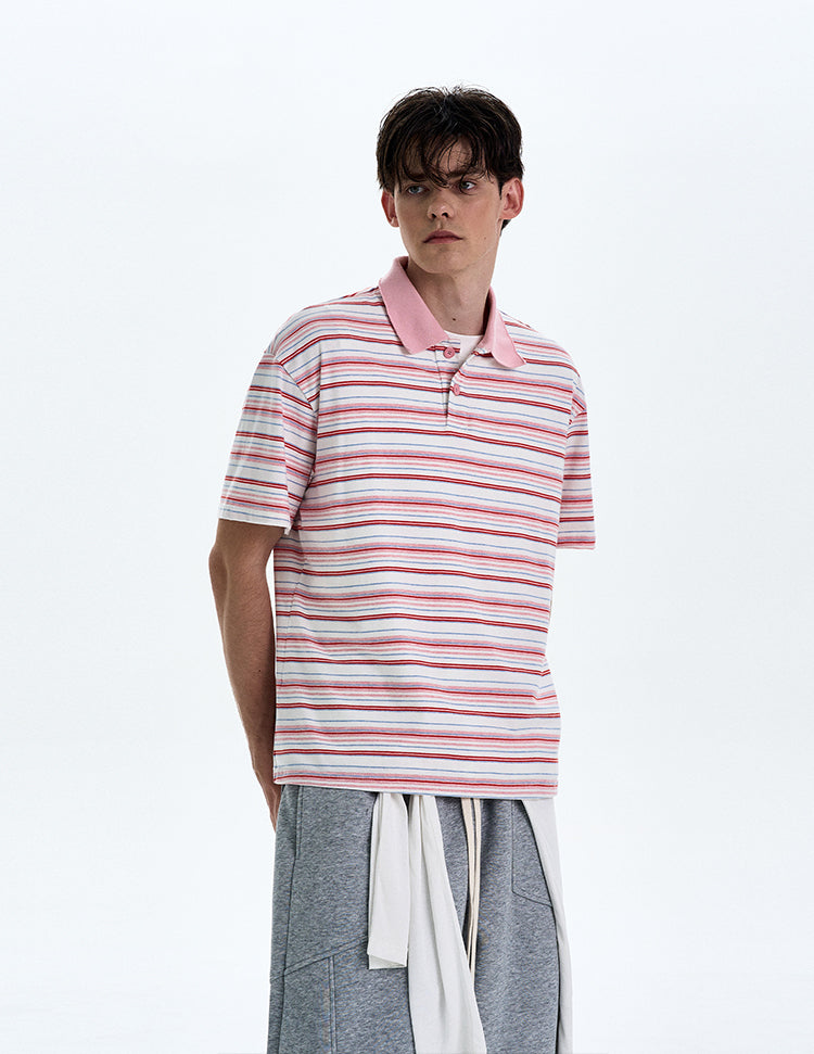 MADWITCH COLORBLOCK POLO SHIRT #C036