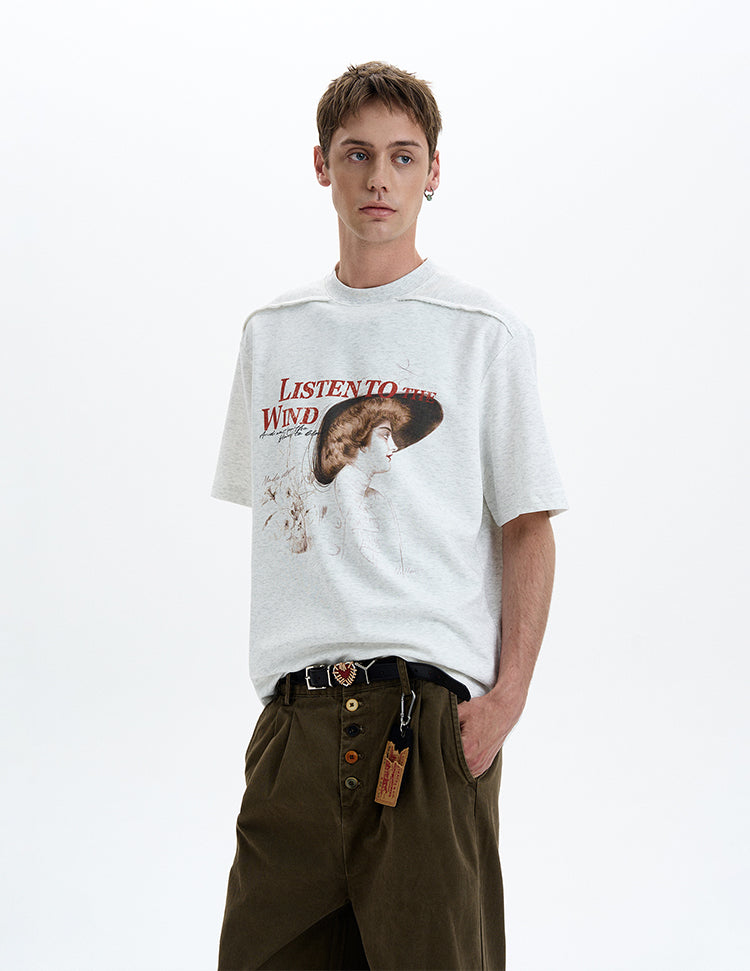 MADWIT VINTAGE GRAPHIC TEE #25081