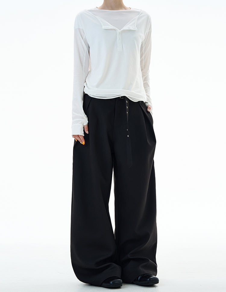 MADWITCH UNISEX WIDE LEG CASUAL DRESS PANTS #N1665
