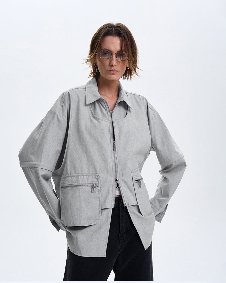 MADWITCH DECONSTRUCTED DESIGN JACKET #W218