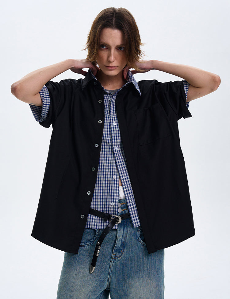 MADWITCH SOLID COLOR CASUAL T-SHIRT #AW2533