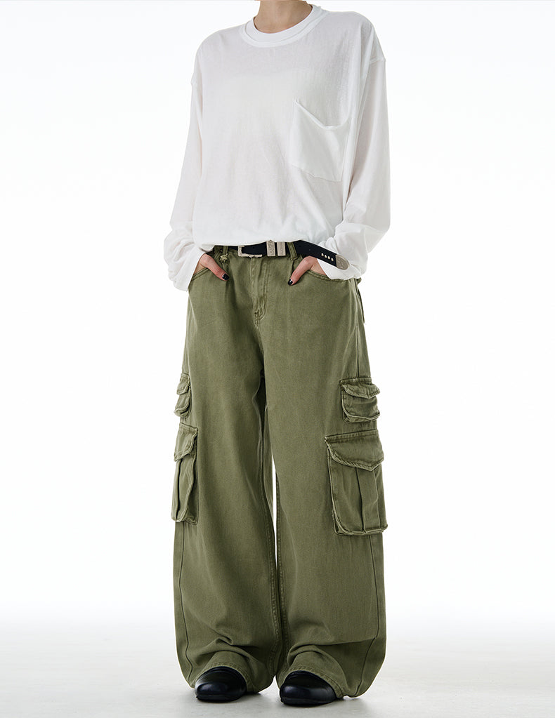 MADWITCH MULTI-POCKET CARGO PANTS #CK3397