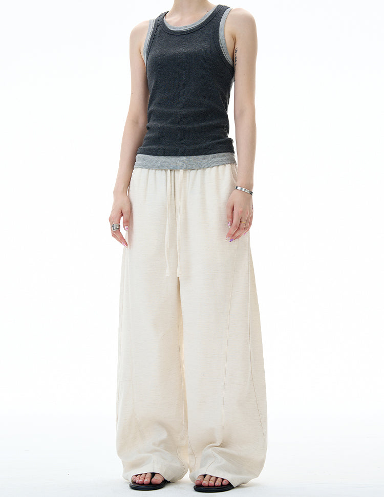 MADWITCH MINIMALIST WIDE LEG PANTS #DS2512