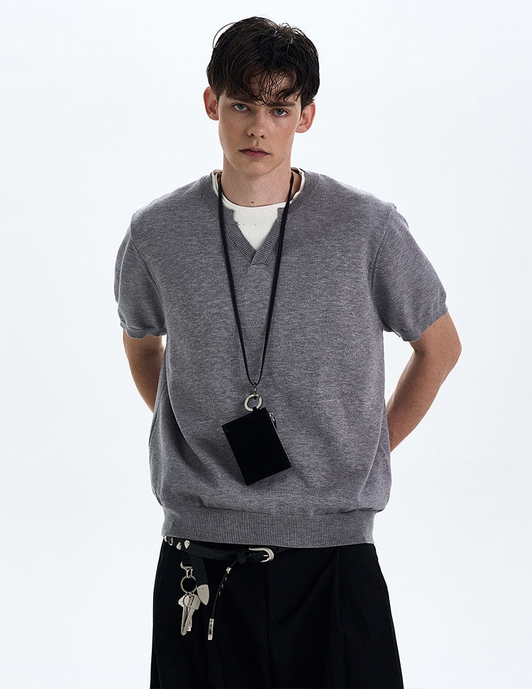 MADWITCH CLEANFIT V-NECK SHORT SLEEVE TEE #RS8358