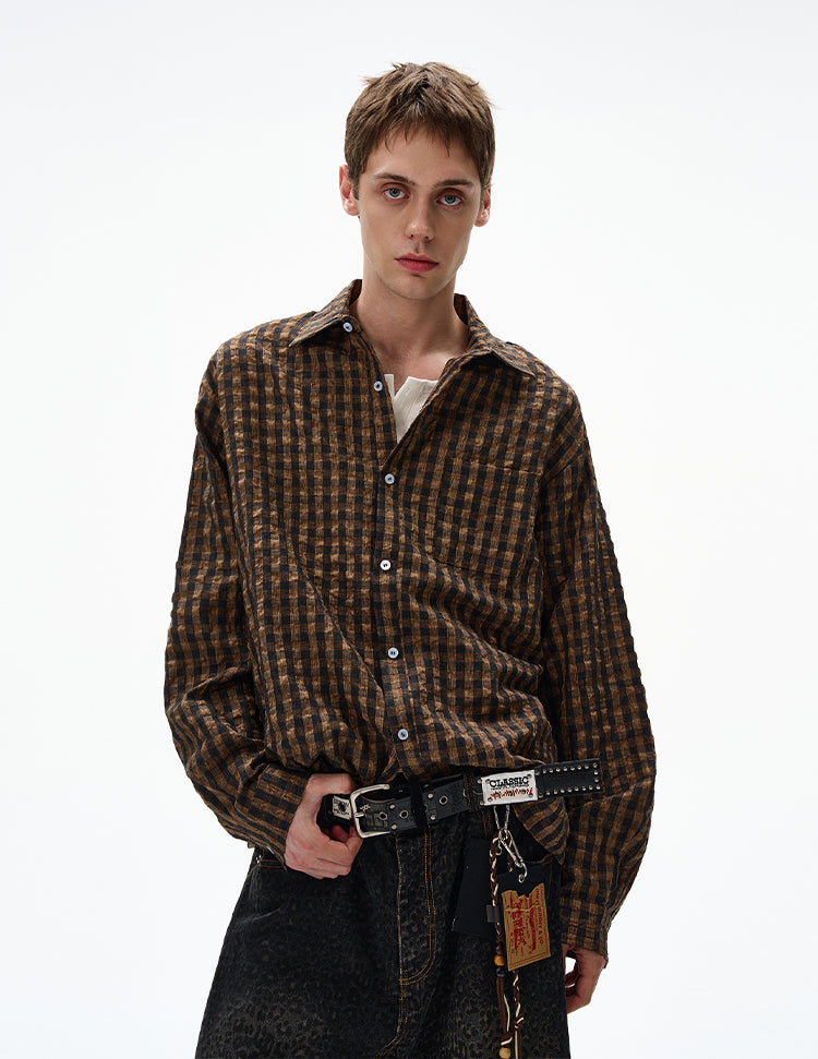 MADWITCH UNISEX BUBBLE GAUZE SHIRT #CR6237
