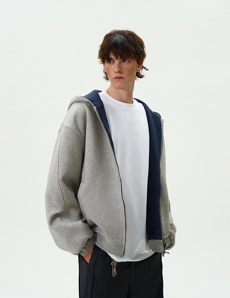 MADWITCH COLOR-BLOCK HOODED SWEATSHIRT #L582