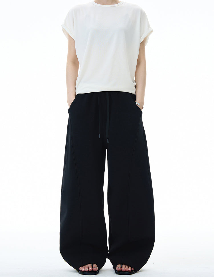 MADWITCH UNISEX DRAPEY STRUCTURED CASUAL PANTS #BNK171