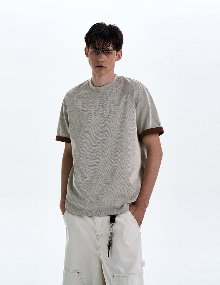 MADWITCH COLOR BLOCK SHORT TEE #C1980C25